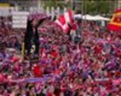 Real Madrid party bus remains empty