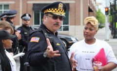small, but passionate group marches against alleged racial profiling
