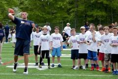 Patriots Lift Spirits of Newtown Community with Youth Football Clinic