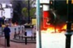hotel evacuated after atm blaze